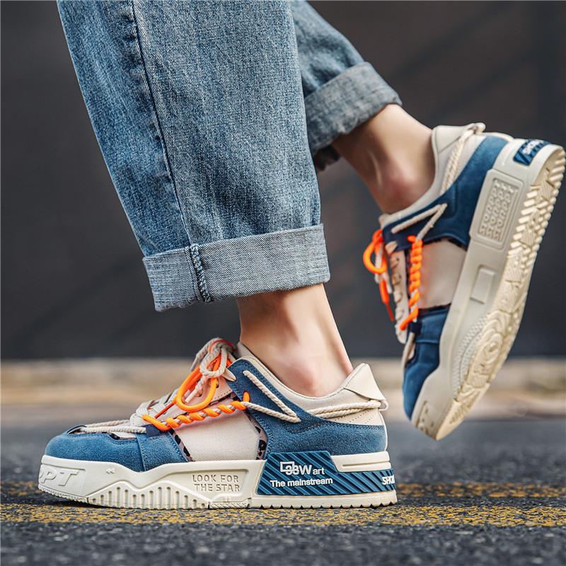 Модные мужские кроссовки, повседневная мода, дышащая обувь для скейтбординга для мужчин, удобная вулканизированная обувь на платформе, спортивная обувь для активного отдыха