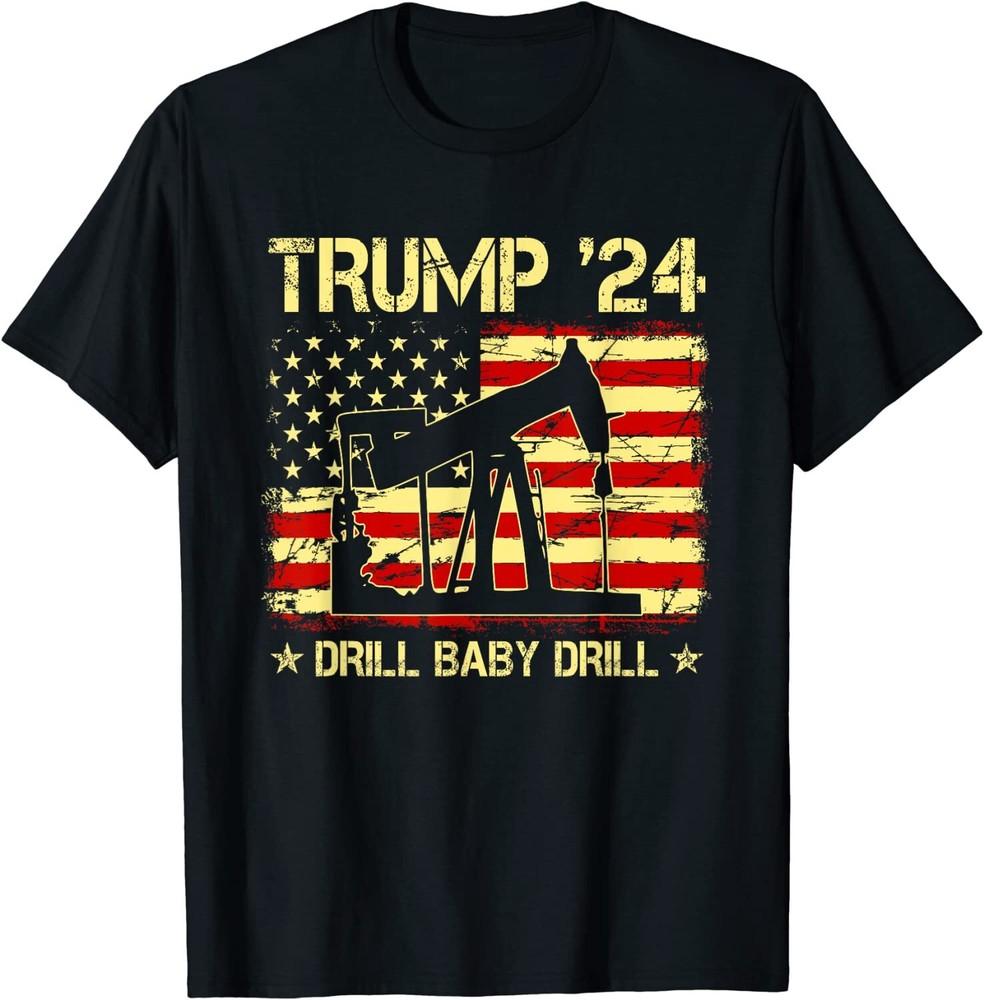 Трамп 2024 Бури, детка, бури! 4 июля День Независимости Унисекс Футболка Унисекс Футболка