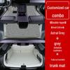 Двухслойные полнопокрывные коврики Xiaopeng P7+ для декора и модификации салона