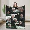 Пледы с рисунком Драко Малфоя, мультяшный Том Фелтон, фланелевые пледы, легкие покрывала для дома, дивана