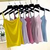 Modal Spaghetti Strap Tops Basic Sleeveless Tank Top Solid Color Women Summer Camisole All Match