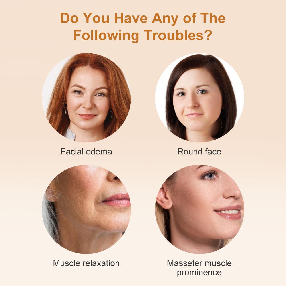 Face Sculpting V-Shape Face Lift Band Face Scraper Roller Set Reusable Double Chin Reducer Lifting Anti Wrinkle Strap Band