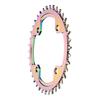 32T/34T/36T/38T Bike Chainring 104BCD Positive Negative Tooth Single Speed Oval Shape Bike Sprocket for 7-12 Speed