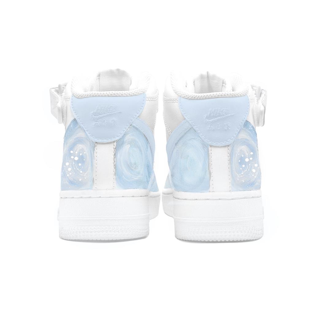 Nike Сумка для покупок Air Force 1, Галактическая Тайна X Культура Первой Луны Износостойкие Сбалансированные Средние Скейтбордические Ботинки CW2289-111(КомандаДва-xсумка)