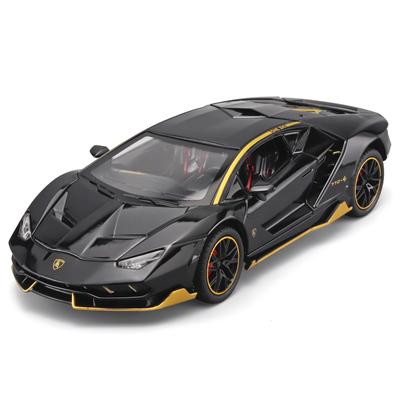 1/24 Lamborghini LP770-4 Супер мускулистый спортивный автомобиль из литого металла Коллекция моделей автомобилей для хобби Декоративные украшения в подарок