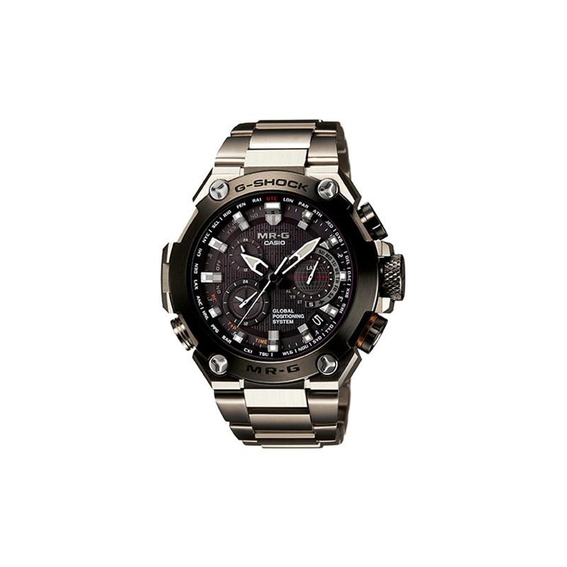 Casio Серия MR-G G-SHOCK система GPS-коррекции времени классические умные часы солнечно-кварцевый механизм титановый ремешок японский и корейский MRG-G1000D-1