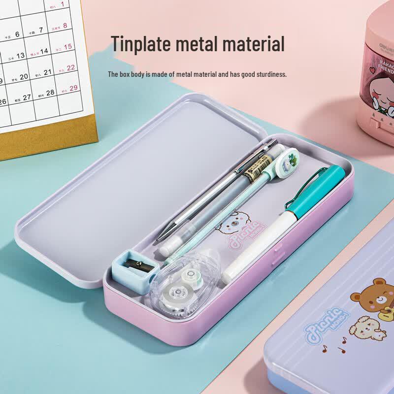 Deli Multifunctional Metal Pencil Case