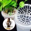 5pcs Plastic Mesh Pots Net Cloning Basket Hydroponic Aquarium Insert Plants Growth Flower Pot Tray Garden Supplies