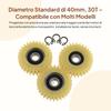 3Pcs E Bike Motor Gear Planetary Bicycle Bearing Shaft Hole 8mm Clutch Equipment