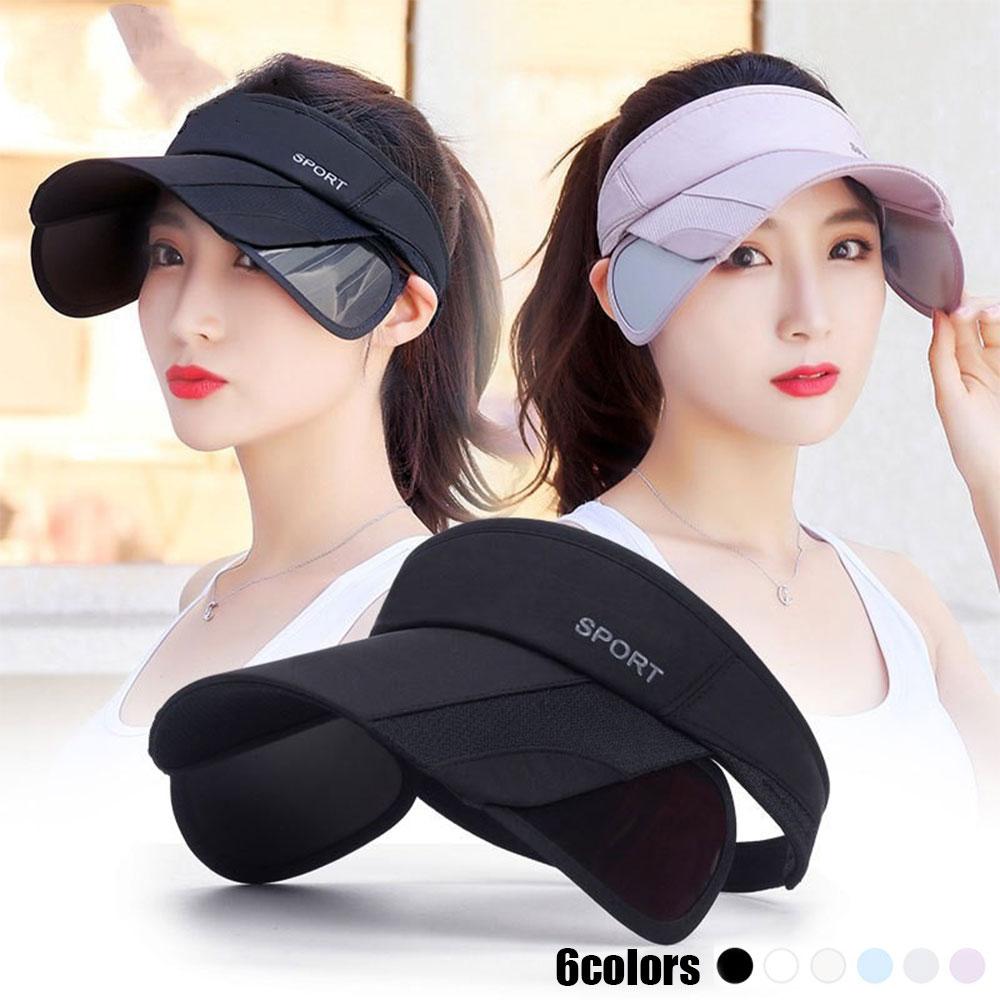 Summer Sports Sun Hats Ultra Wide Brim Open Top Hat for Women Men UV Protection Sunshade Hat Outdoor Cycling Sunscreen Hat