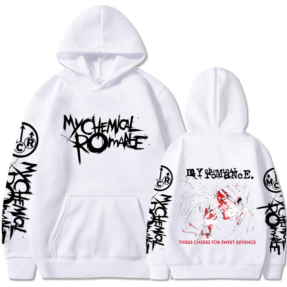 My Chemical Romance Three Cheers for Sweet Revenge Hoodies Black Parade Punk Emo Sweatshirts Men's Women Vintage Gothic Pullover