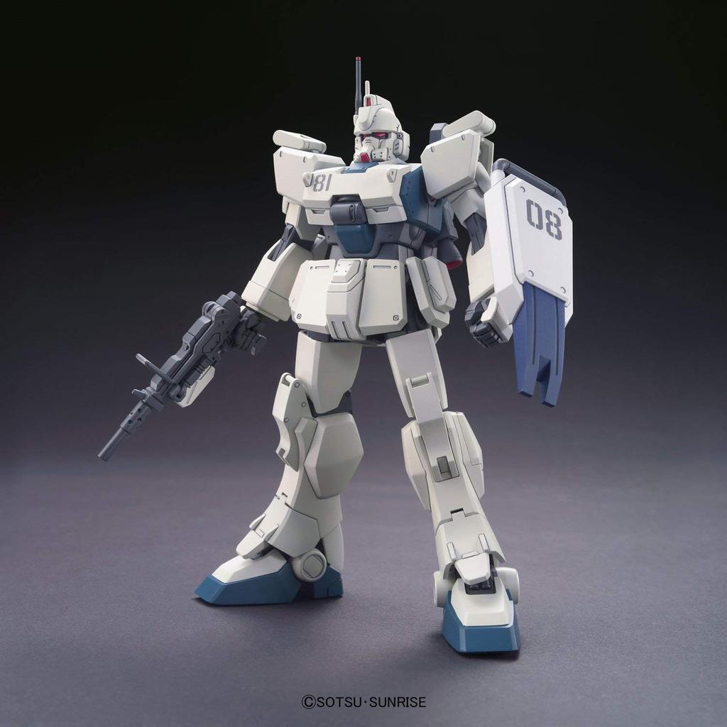 Bandai HGUC Mobile Suit Gundam RX-79 Ez-8 Gundam 1/144 Scale Pre-colored Plastic Model Kit