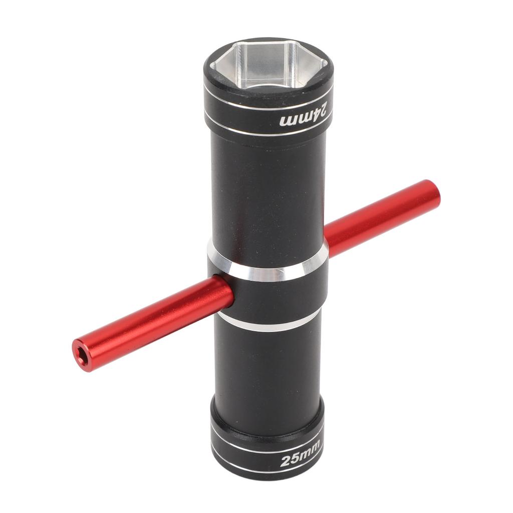 RC Car Wheel Hex Wrench Aluminum Alloy 4.0mm 5.5mm 24mm 25mm RC Hex Adapter Wheel Wrench for Arrma 1 5 RC Car Red