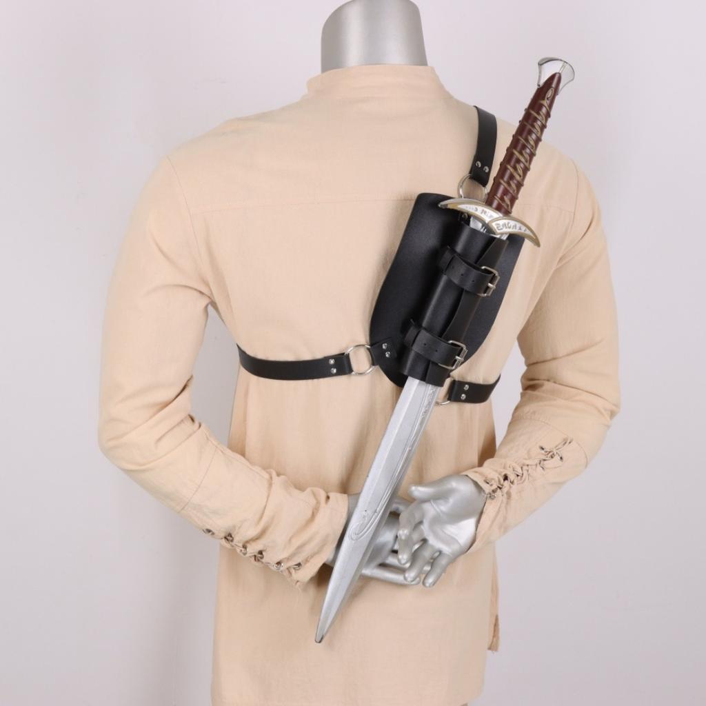 Викинг Рыцарь Пар Steam ПУ Кожаный Чехол для Меча Ренессанс Пояс Аксессуары Хэллоуин Костюмные Реквизиты