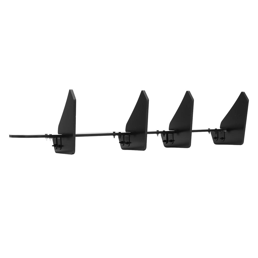 Задний бампер, диффузор, спойлер, глянцевый черный, спортивный вид, комплект для заднего бампера, губа, обвес для MK6 Standard 