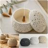 Matte Texture Incense Burner Anti-Fly Ash Lid Aromatherapy Ornament Fragrant Plate  Hotel Office