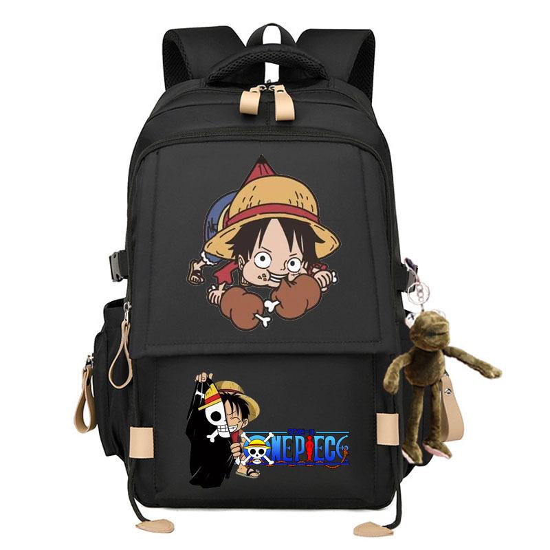 One Piece themed large-capacity stylish backpack for students. 7529 KTB
