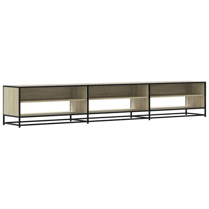 VidaXL Meuble TV chêne sonoma 270x40x46 cm bois d'ingénierie, support TV, buffet TV, meuble multimédia, banc TV, meuble 3300811