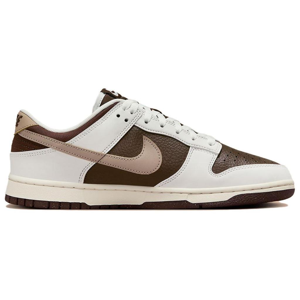Nike Dunk Low Next Nature Summit Белые коричневые кеды унисекс в стиле барокко Phantom Khaki HF4292-100