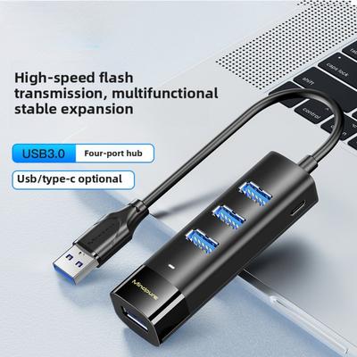 USB 3.0 высокоскоростной 4-портовый концентратор типа C док-станция для ноутбука Расширение возможностей подключения