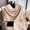 Temperament Tassel Age Reduction Thickened Scarf Outside With Loose Shawl High Sense Travel Cloak Women