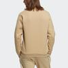 Adidas Neo X SMILEY Sweatshirts Men's Khaki Crew Neck Moderate Regular H45522