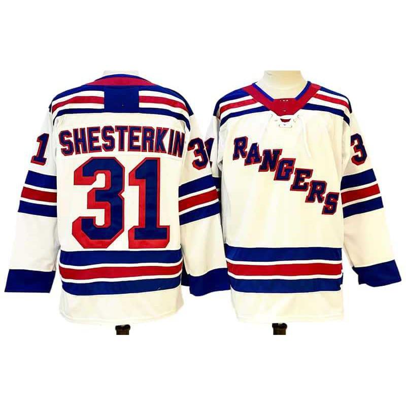 Rangers Hockey Jersey 2026 Vintage Style Embroidered Ice Practice Uniform Men