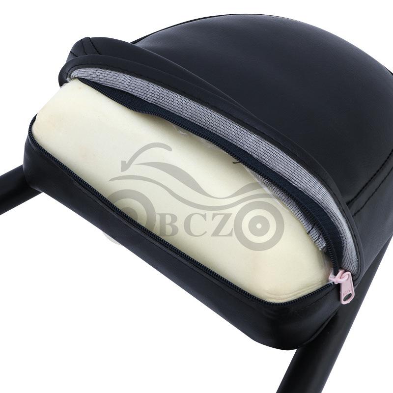 Modified Harley XL883 1200 Motorcycle Round Tube with Rear Backrest, Rear Arch, and Tail Rack (2004-2020)