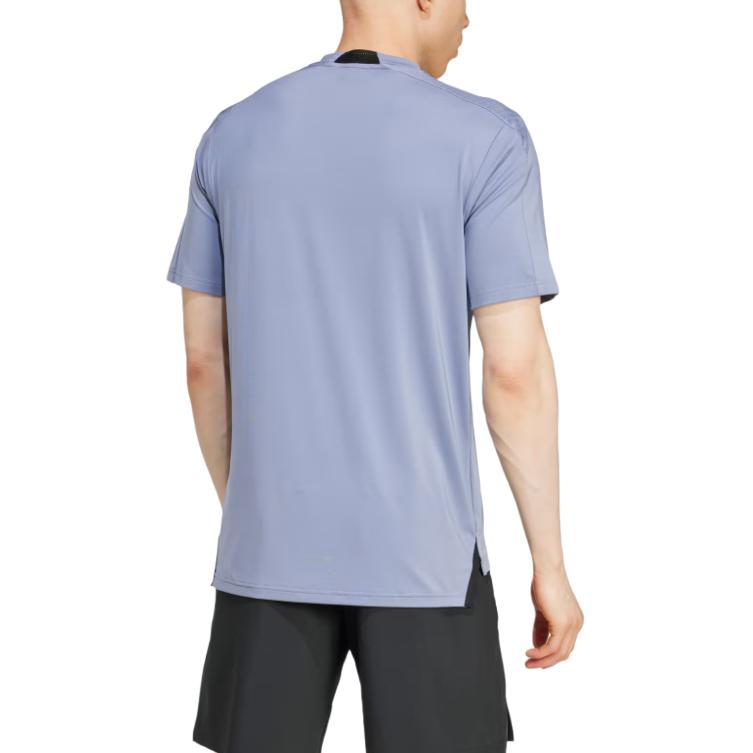 Adidas T Shirt Men's Silver Violet
