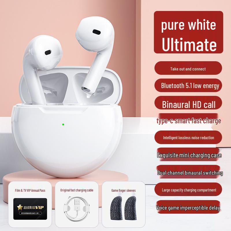 2025 Noise-Cancelling In-Ear Wireless Bluetooth Headphones with Long Battery Life