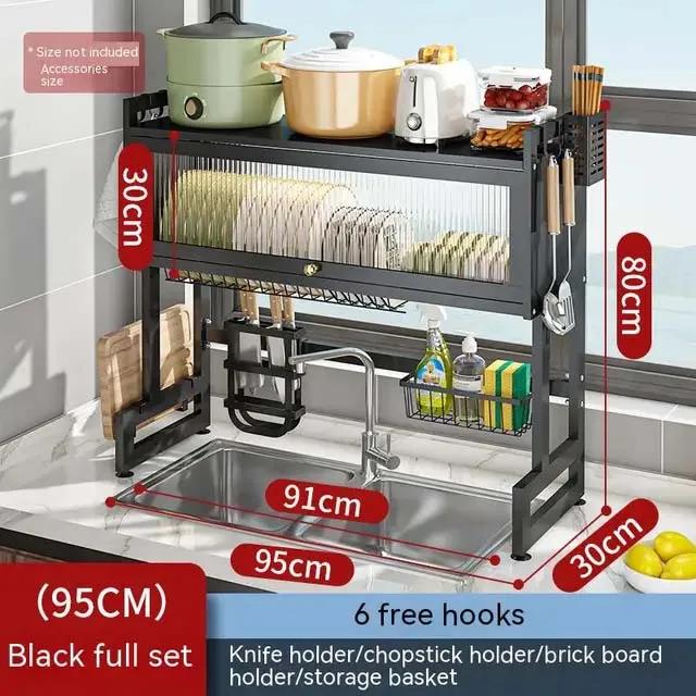 Кухонный шкаф под раковину Навесная полка на дверцу Столешница Полка для раковины с дверцей Пылезащитный Органайзер для столовых приборов Разделочная доска Сушилка для посуды Органайзер для тарелок