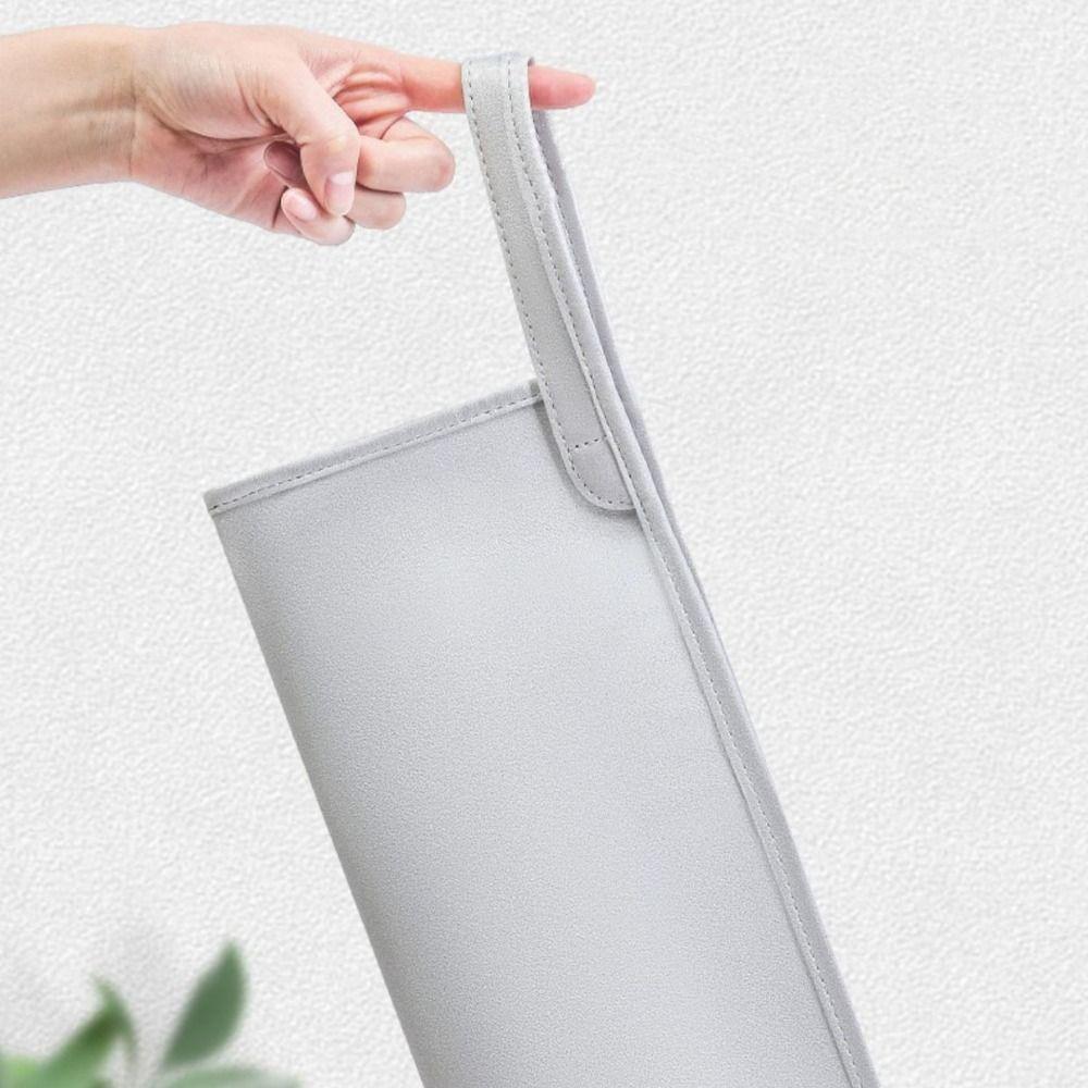 Large Capacity Travel Storage Bag PU Leather Carrying Case Make Up Bag Professional Use
