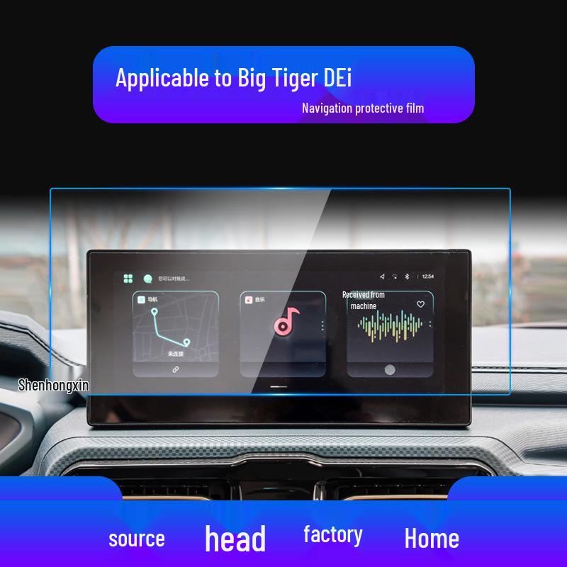 Подходящая защитная пленка из закаленного стекла для навигационного экрана SWM X7, G01, G05 и модификации Iron Man X3.