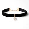 Simple Retro Velvet Pearl Necklace Short Black Collarbone Collar Necklace Gothic Necklace Women's Necklace, Multiple Choices
