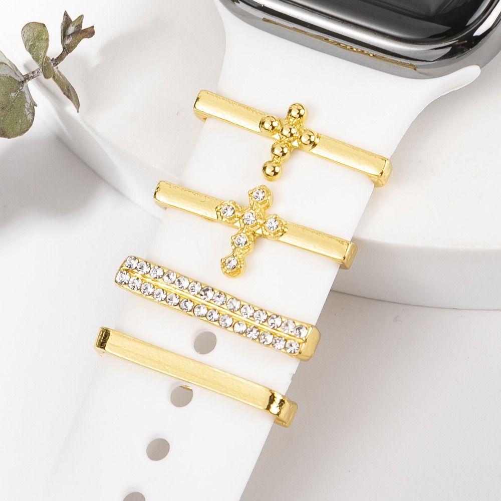 Metal Decorative Ring Diamond Wristbelt Charms New Watch Band Ornament Strap Accessories
