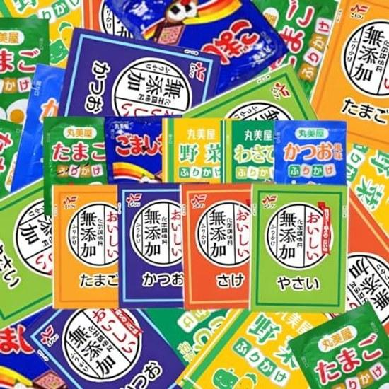 Large Capacity 60 Servings Furikake 9 Variety Set Egg Wasabi Flavor Bonito Vegetable Sesame Salt Salmon Bulk Purchase Individually Packaged Commercial