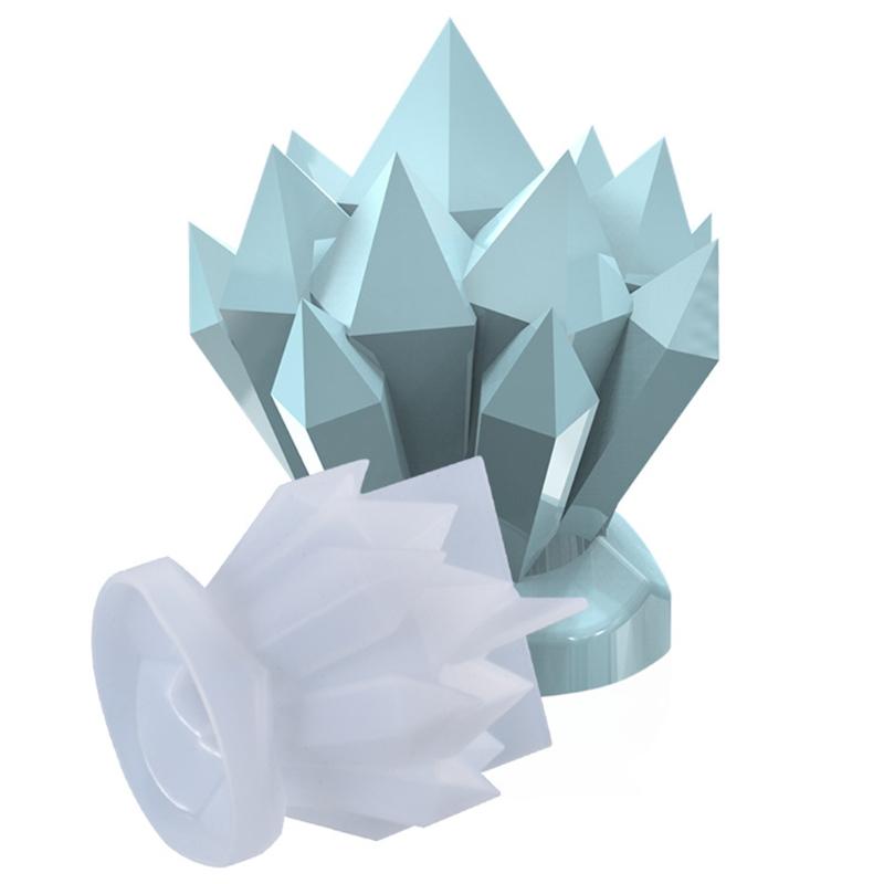 Crystal Cluster Mold Resin Simulation Original Stone UV Epoxy Resin Mold Handmade Decorations Crystal Stone Casting Mold