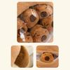 Capybara Plush Snack Bag Zipper Design Toy with 46087 Soft Stuffed Pad with Mini Capybara Dolls