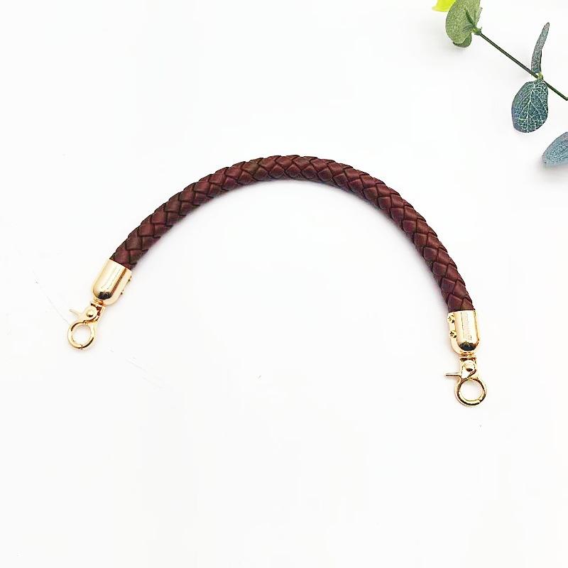 Chic 30cm Braided PU Leather Strap for Customizable DIY Purse Handle Solutions