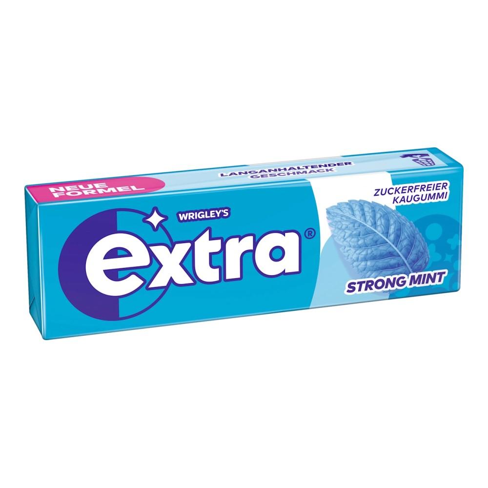 Жевательная резинка Wrigley Extra Fresh без сахара, сильная мята, упаковка 10 штук, 14 г