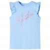 Children's T-shirt with Ruffle Sleeves Light Blue 92/104/116/128/140