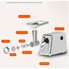 Multifunctional Household Electric Meat Grinder, Sausage Stuffer, Crushed Pepper Garlic Paste Mixer
