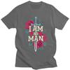 I Am No Man T Shirt for Men Funny Joke Sarcastic Quotes Tshirt Fashion Summer Style Short Sleeve Tee Shirt Clothing