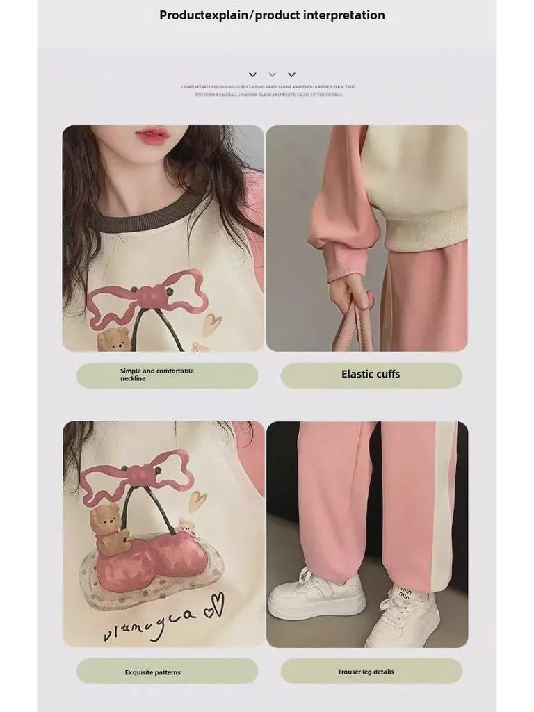 2025 Новые стильные весенние и осенние костюмы для девочек средней школы