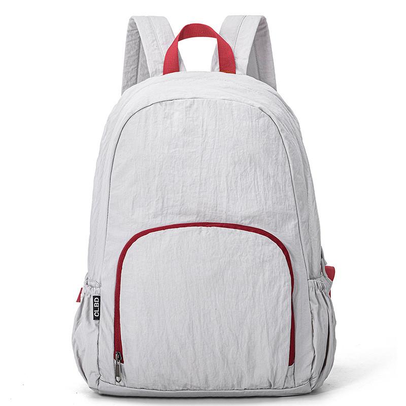 Водонепроницаемый нейлоновый рюкзак с цветовыми блоками для любителей путешествий и походов