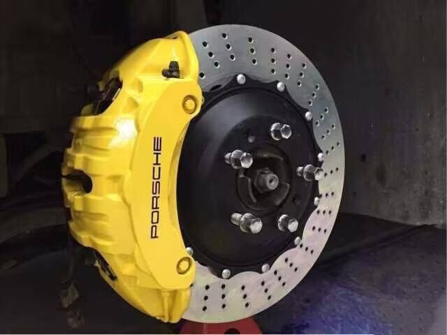 wsdz2 New For Porsche Cayenne Panamera Macan 911 Taycan Boxster Auto Accessories Car Brake Caliper Badge Sticker Emblem Decals