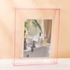 Photo Frame Acrylic Photo Holder for Desktop Display Support Horizontaled Vertical Clear