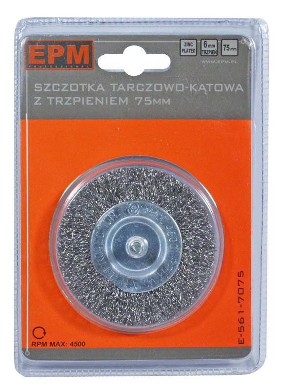DISC BRUSH WITH 100MM SHANK ZN - E-561-7100