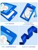 5/10PCS Card Holder Colorful Employee Plastic Card Cover Lanyard Work Business ID Badge Holder Name Tag Bags Case