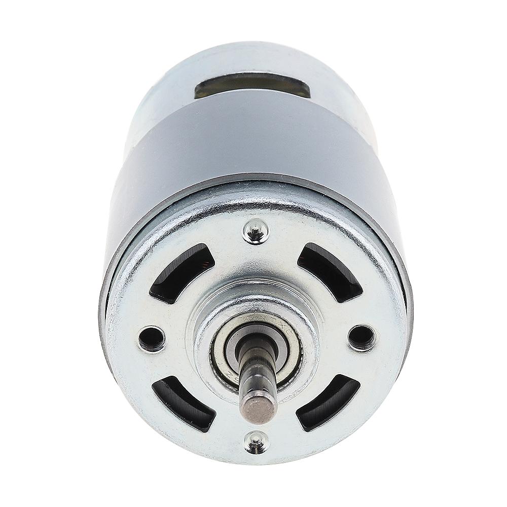 12-24 В 775 двигатель постоянного тока высокоскоростной двигатель с большим крутящим моментом с шарикоподшипником и лопастями вентилятора для модели автомобиля «сделай сам»